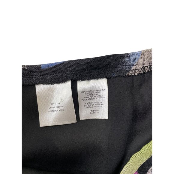 Jones New York 22W Pleated Midi Skirt Abstract Multicolor Print - Picture 7 of 9